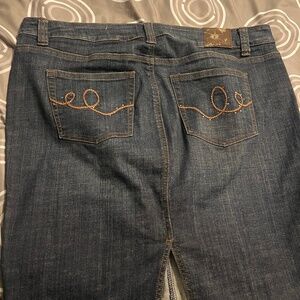 Boho style denim skirt size 18